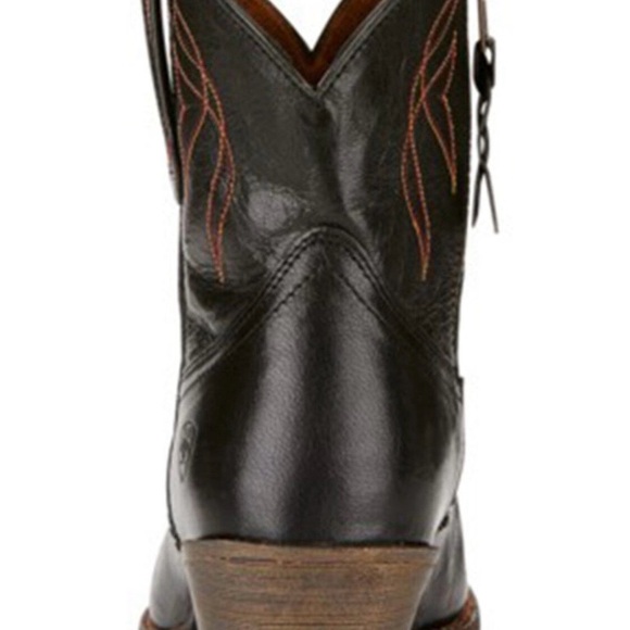 Ariat Women's Black Leather Ankle Boots - Picture 9 of 14